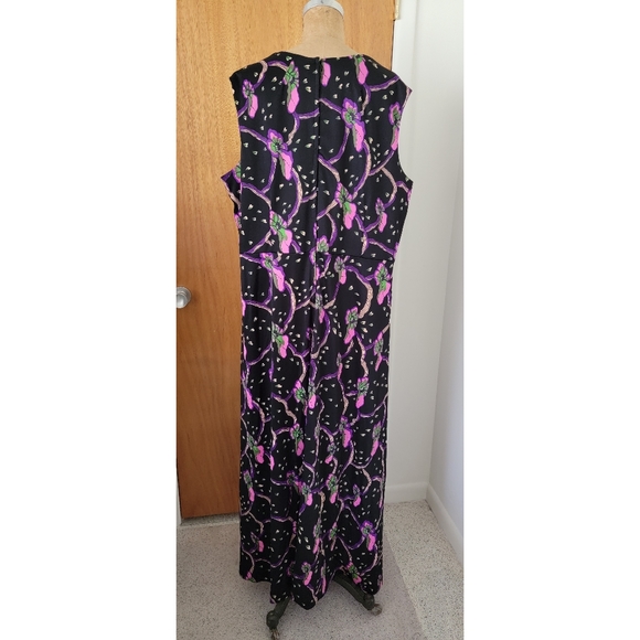 Vintage Volup Lane Bryant Grecian Style Maxi Dress - Picture 3 of 5